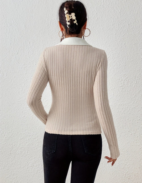 Load image into Gallery viewer, Johnny Collar Long Sleeve T-Shirt
