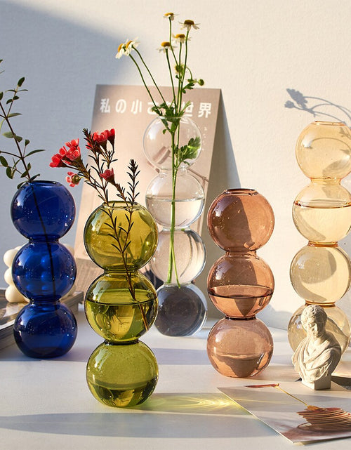Load image into Gallery viewer, Nordic Hand Made Home Decor Hydroponics Vases by Blak Hom
