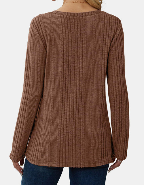 Load image into Gallery viewer, V-Neck Long Sleeve T-Shirt
