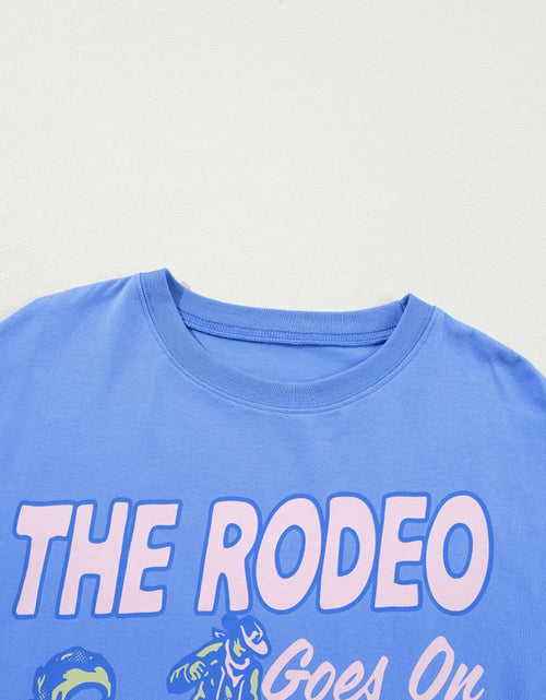 Load image into Gallery viewer, Graphic Round Neck Short Sleeve T-Shirt
