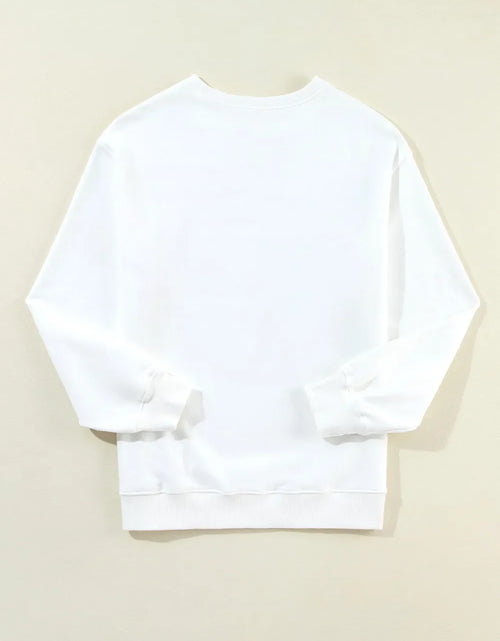 Load image into Gallery viewer, US Flag Round Neck Long Sleeve Sweatshirt
