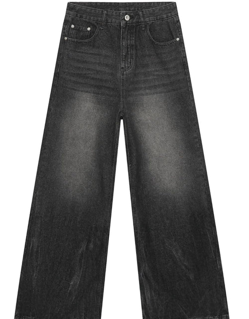 Load image into Gallery viewer, Men's Wide Leg Jeans with Pockets
