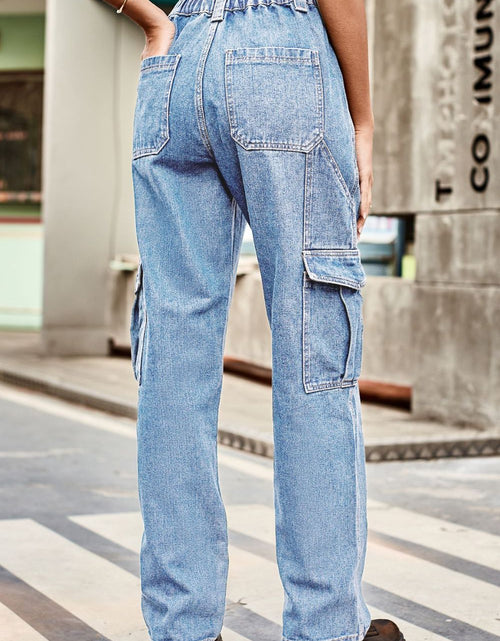 Load image into Gallery viewer, Loose Fit Long Pants with Pockets
