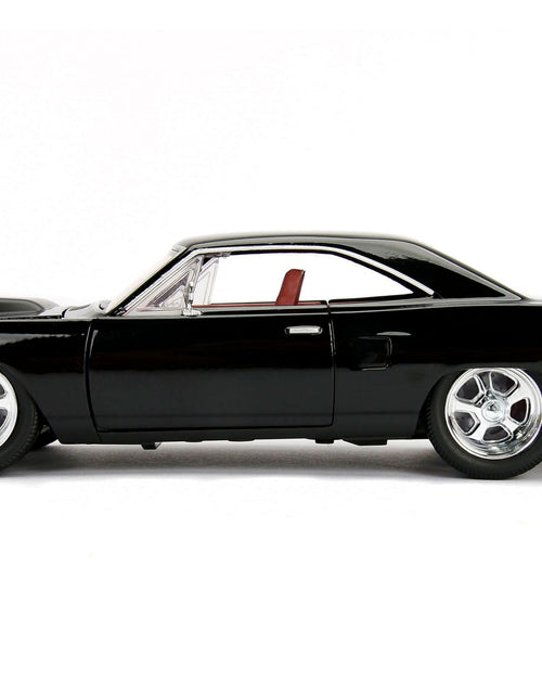 Load image into Gallery viewer, 1970 Plymouth Road Runner 440 Black with Red Interior "Bigtime Muscle" Series 1/24 Diecast Model Car by Jada
