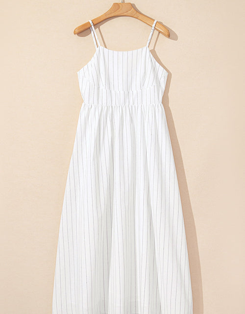Load image into Gallery viewer, Stripe Square Neck Cami Dress with Pockets
