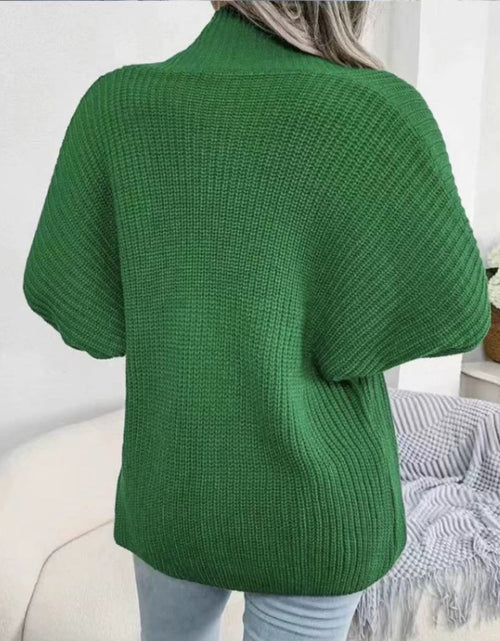 Load image into Gallery viewer, Open Front Lantern Sleeve Cardigan
