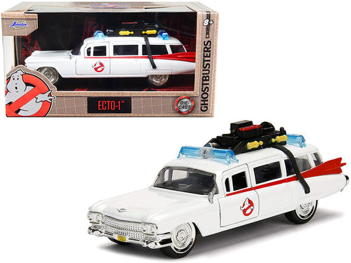 Load image into Gallery viewer, Cadillac Ambulance Ecto-1 from "Ghostbusters" Movie "Hollywood Rides" Series 1/32 Diecast Model Car by Jada
