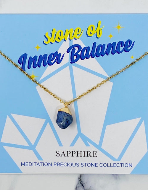 Load image into Gallery viewer, Meditation Semi-Precious Stone Pendant Necklace by Ellisonyoung.com
