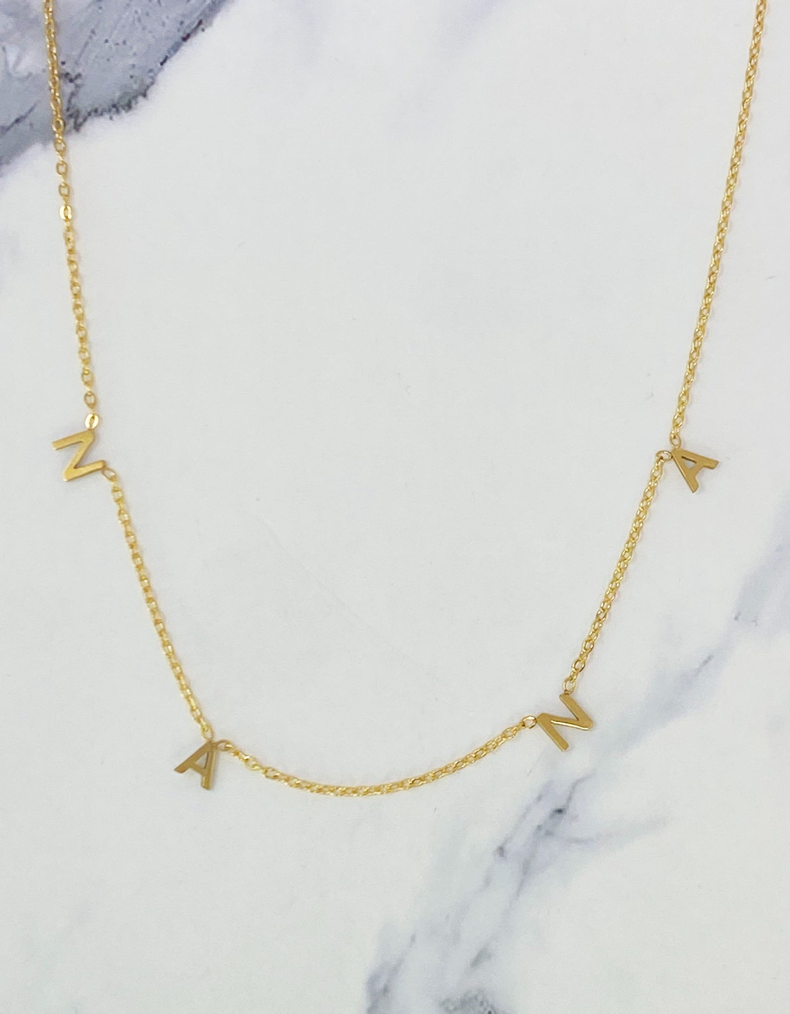 Golden Nana Necklace by Ellisonyoung.com