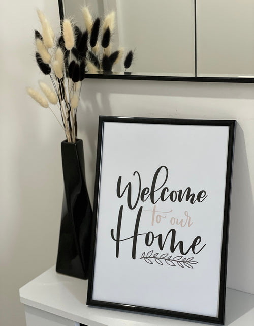 Load image into Gallery viewer, Welcome To Our Home 2022 Simple Home Wall Decor Print by WinsterCreations™ Official Store
