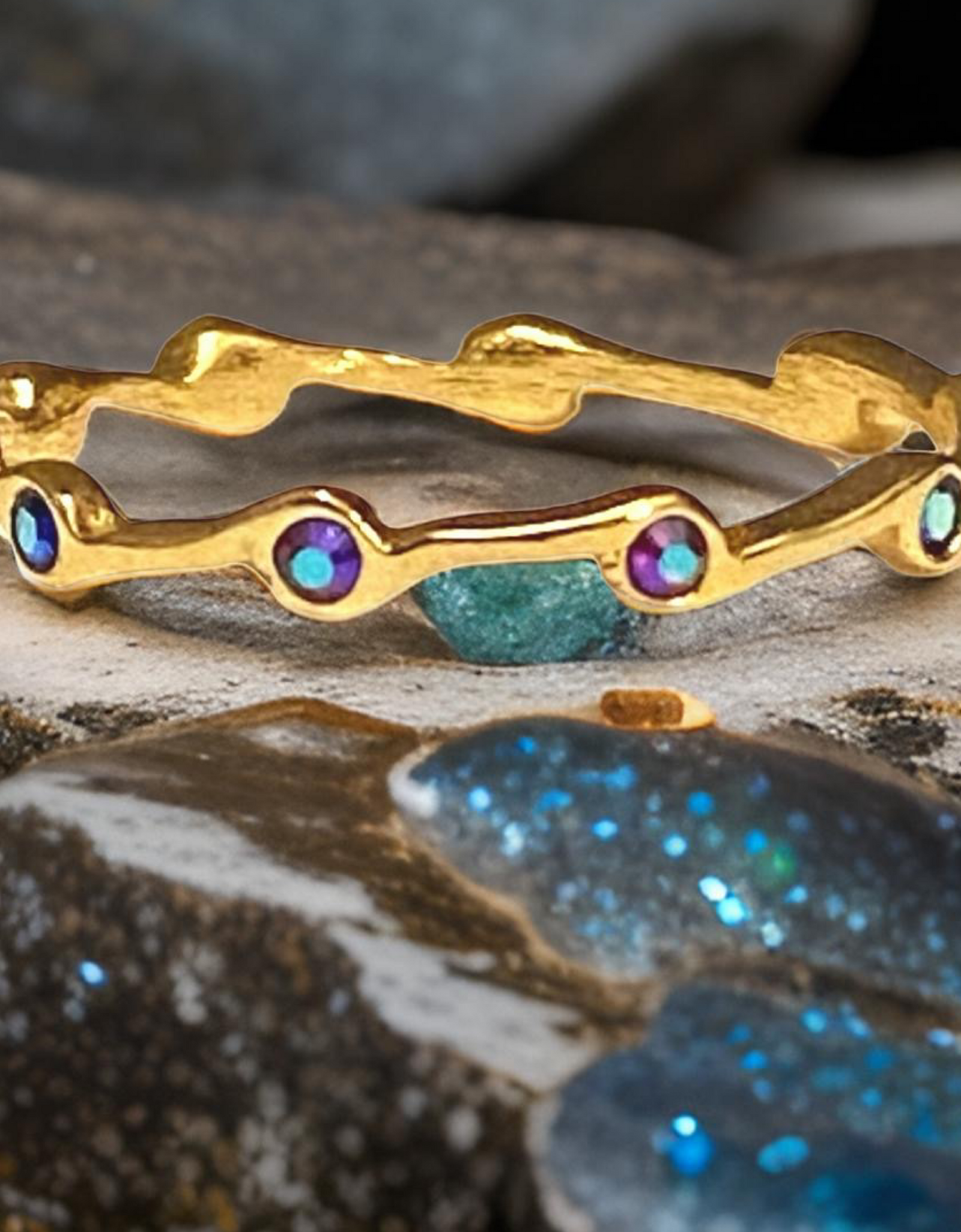 Alexandrite Birthstone Stacker Ring by The Urban Charm by The Urban Charm