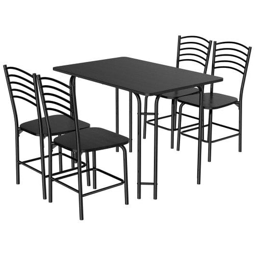 Load image into Gallery viewer, 5 Pieces Wood Rectangular Dining Table Set
