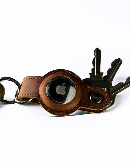 Load image into Gallery viewer, Leather AirTag Key Organizer
