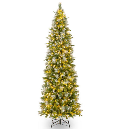 6/7.5/9 FT Artificial Christmas Tree with Warm-White LED Lights-L