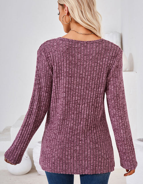 Load image into Gallery viewer, Round Neck Long Sleeve T-Shirt
