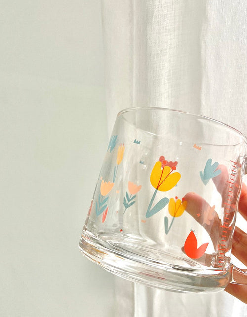 Load image into Gallery viewer, Set Of Four Modern Printed Glass Mugs by Izhar Studio- CA
