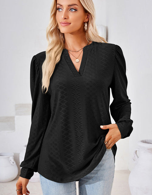 Load image into Gallery viewer, Notched Long Sleeve T-Shirt
