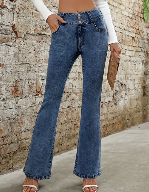 Load image into Gallery viewer, Bootcut Jeans with Pockets

