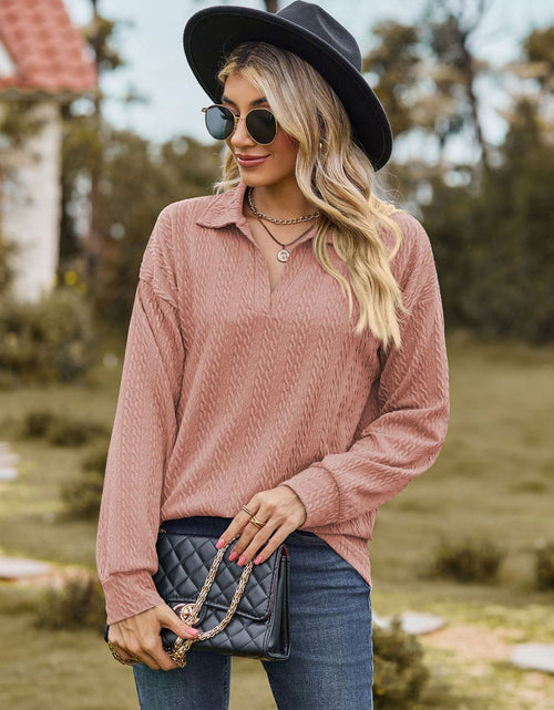 Load image into Gallery viewer, Johnny Collar Long Sleeve Top
