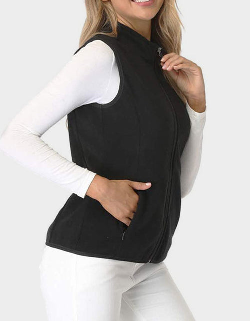 Load image into Gallery viewer, Zip Up Turtleneck Vest with Pockets
