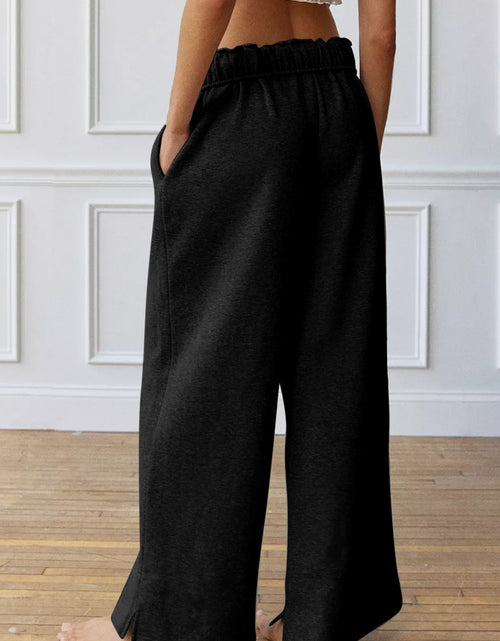 Load image into Gallery viewer, Drawstring Wide Leg Active Pants
