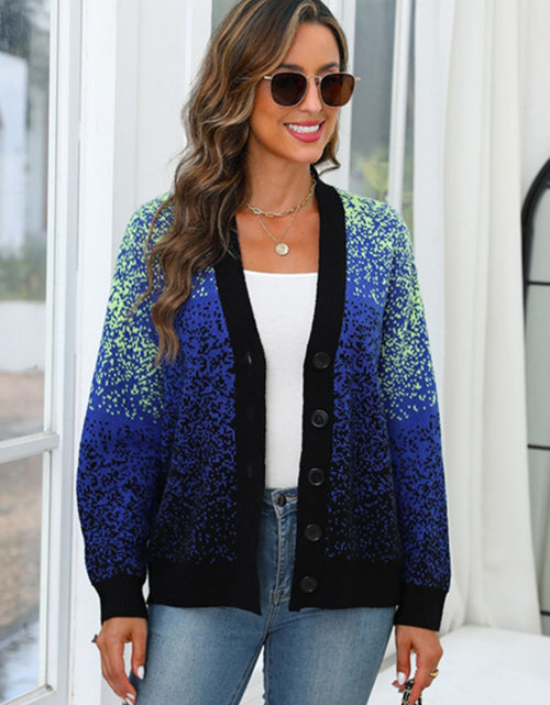 Load image into Gallery viewer, Button Up Long Sleeve Cardigan
