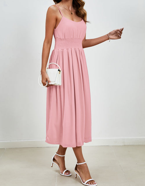 Load image into Gallery viewer, Scoop Neck Midi Cami Dress
