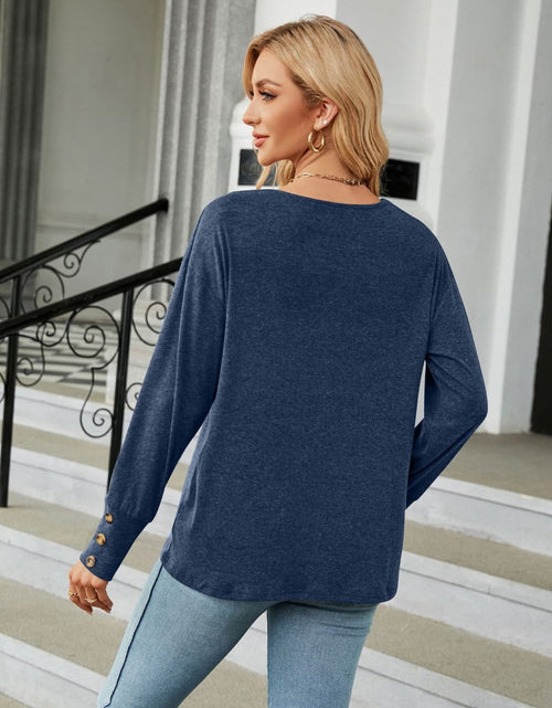 Load image into Gallery viewer, V-Neck Long Sleeve T-Shirt

