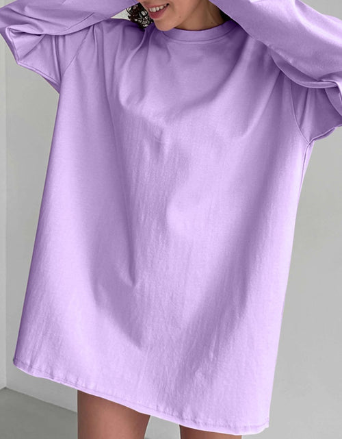 Load image into Gallery viewer, Round Neck Long Sleeve T-Shirt

