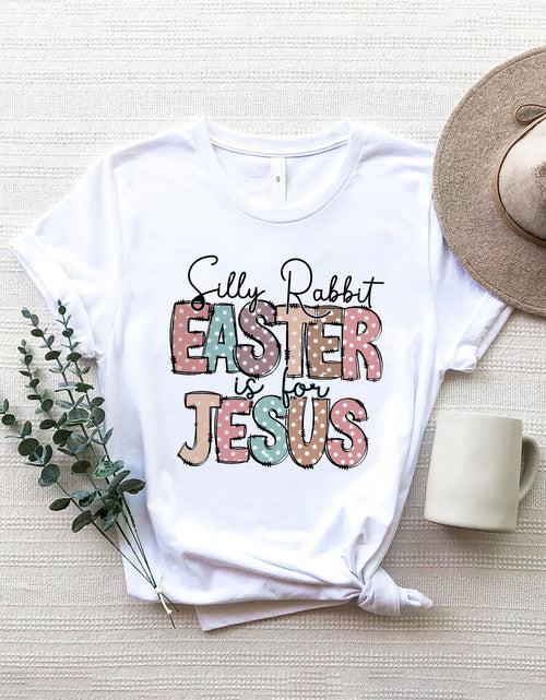 Load image into Gallery viewer, Letter Graphic Round Neck Short Sleeve T-Shirt
