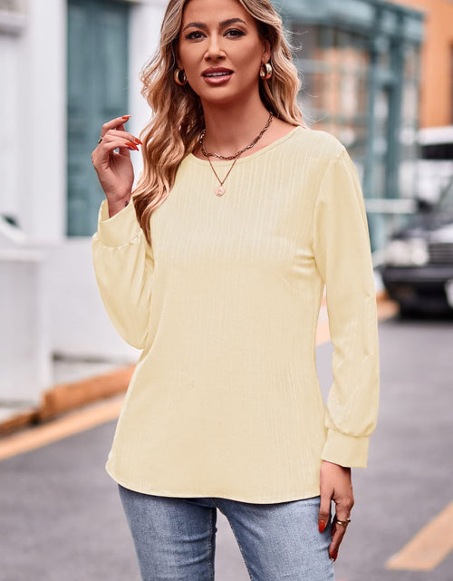 Load image into Gallery viewer, Round Neck Long Sleeve Tee
