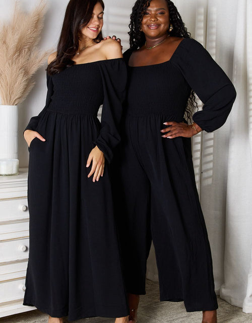 Load image into Gallery viewer, Double Take Square Neck Jumpsuit with Pockets
