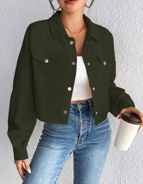 Load image into Gallery viewer, Honey Snap Down Long Sleeve Jacket
