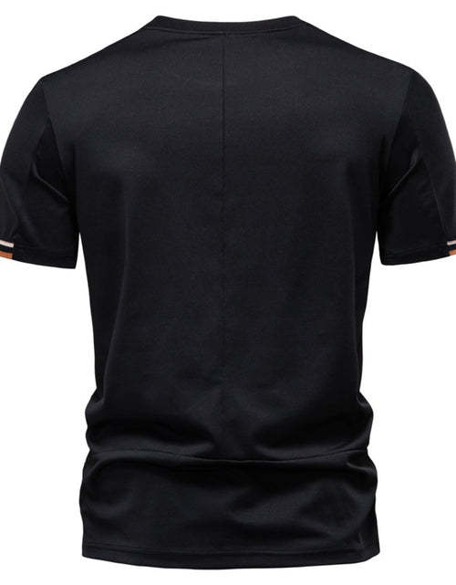 Load image into Gallery viewer, Men's Embroidered Round Neck T-Shirt
