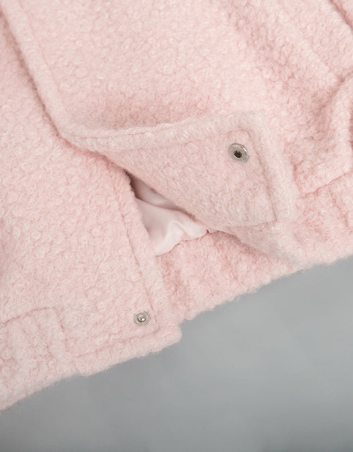 Load image into Gallery viewer, Double Take Plush Mock Neck Snap Down Jacket with Pockets
