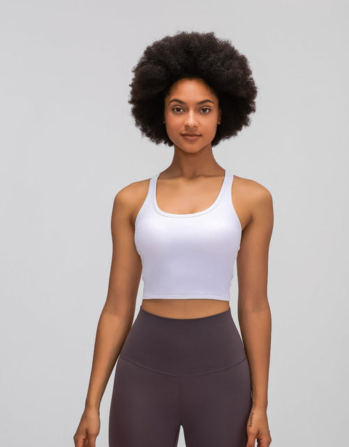 Load image into Gallery viewer, Millennia Scoop Neck Active Tank with Detachable Chest Pads
