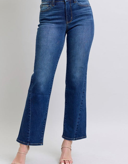 Load image into Gallery viewer, Judy Blue Full Size Side Seam Detail Straight Jeans with Pockets
