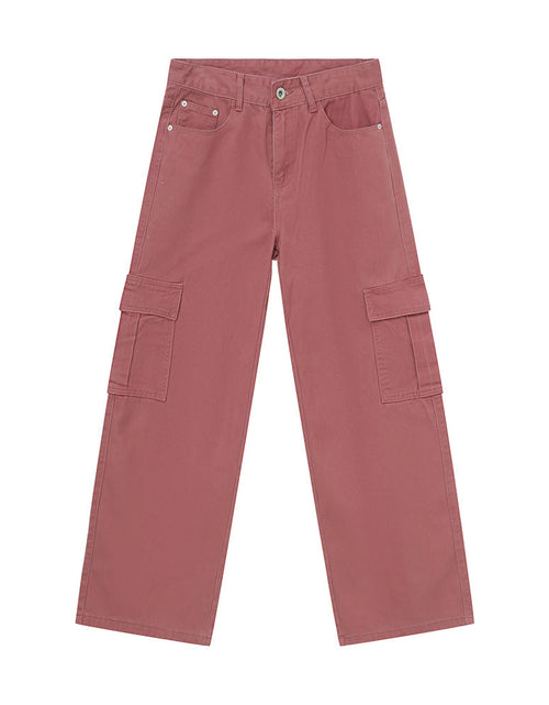Load image into Gallery viewer, Wide Leg Cargo Jeans
