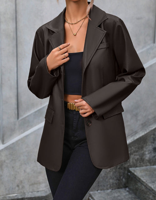 Load image into Gallery viewer, Ivy Lane Pocketed Button Up Collared Neck Blazer
