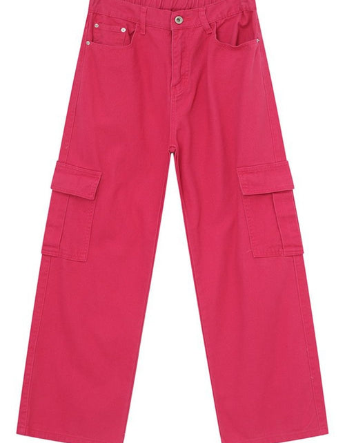 Load image into Gallery viewer, Hight Rise Wide Leg Cargo Pants

