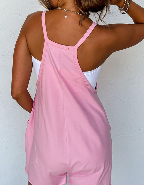 Load image into Gallery viewer, Sleeveless Romper with Pockets
