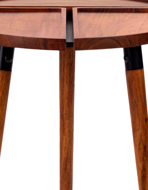 Load image into Gallery viewer, Round Acacia Wood Side Accent Table by Blak Hom
