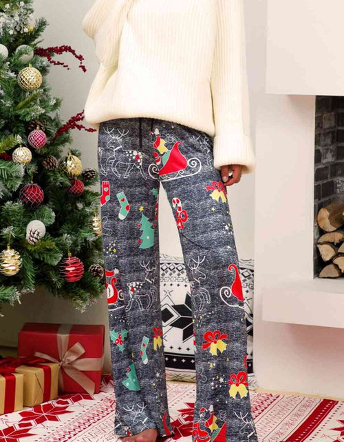 Load image into Gallery viewer, Christmas Straight Leg Pants
