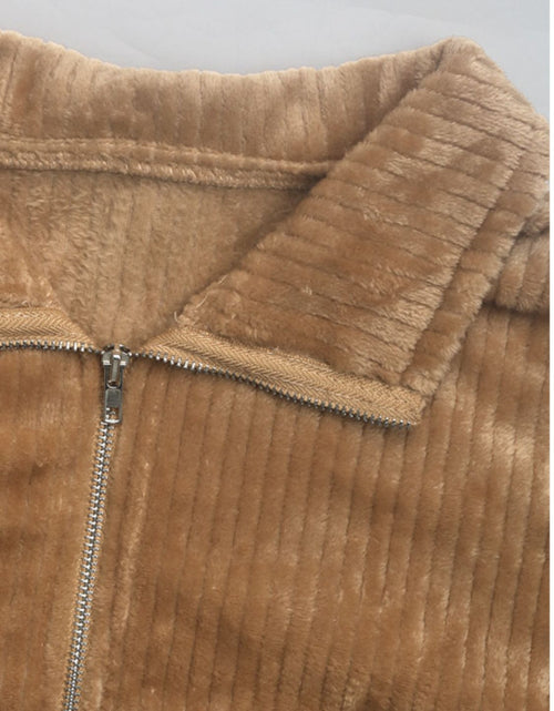 Load image into Gallery viewer, Perfee Pocketed Zip Up Collared Neck Long Sleeve Jacket
