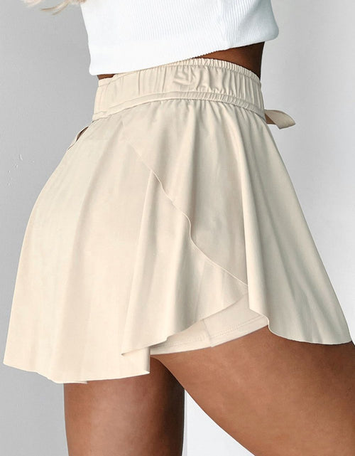 Load image into Gallery viewer, Drawstring High Waist Lined Active Skorts
