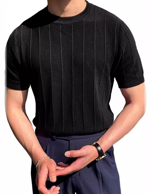 Load image into Gallery viewer, Men's Full Size Round Neck Short Sleeve T-Shirt Plus Size
