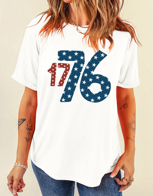 Load image into Gallery viewer, 1776 Round Neck Short Sleeve T-Shirt
