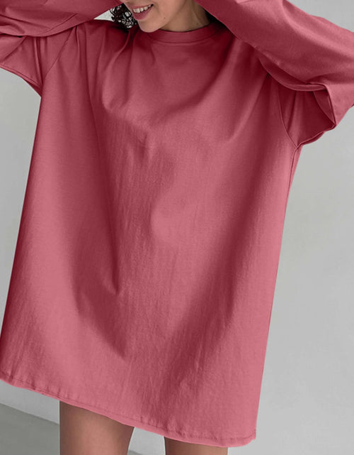 Load image into Gallery viewer, Round Neck Long Sleeve T-Shirt
