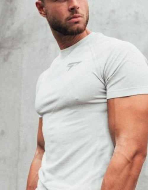 Load image into Gallery viewer, Men's Plus Size Round Neck Short Sleeve T-Shirt
