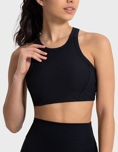 Load image into Gallery viewer, Millennia Wide Strap Cropped Sport Tank
